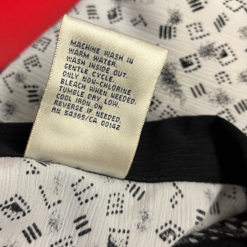 B&W funky patchwork button down, 10P - Picture 12 of 12